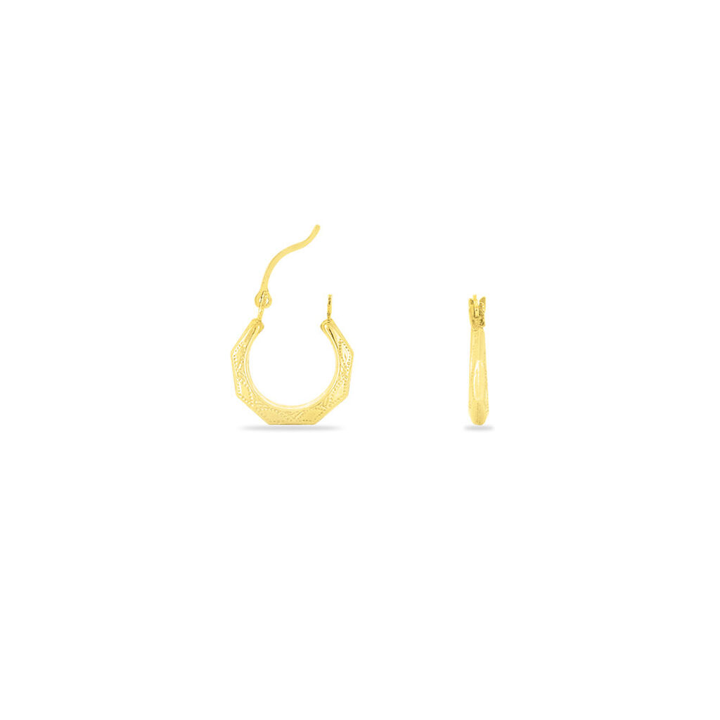 Créoles Heloise Or Jaune - Boucles d'oreilles créoles Femme | Histoire d’Or