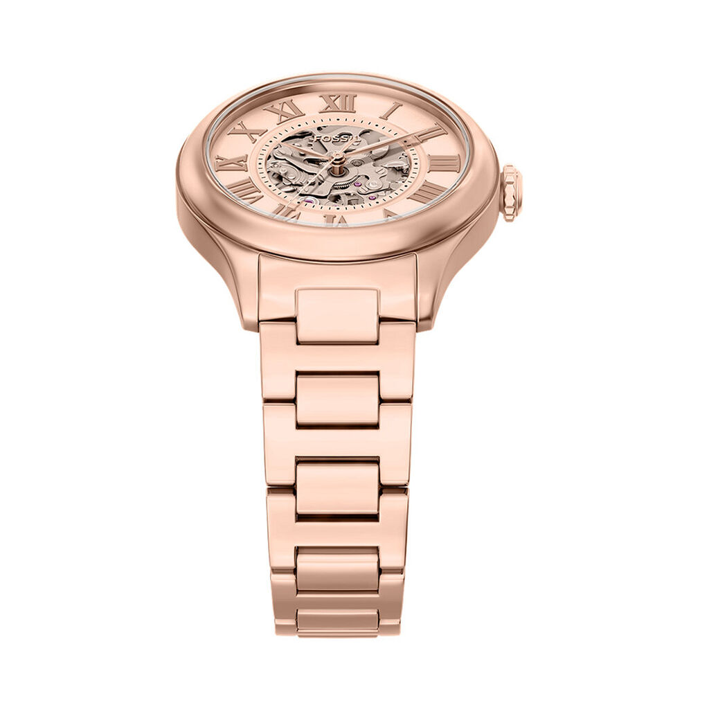 Montre Fossil Gilmore Automatic Rose - F&ecirc;te des m&egrave;res Femme | Histoire d&rsquo;Or