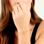 Bracelet Eva Acier Jaune - Bijoux sans pierre Femme | Histoire d&rsquo;Or