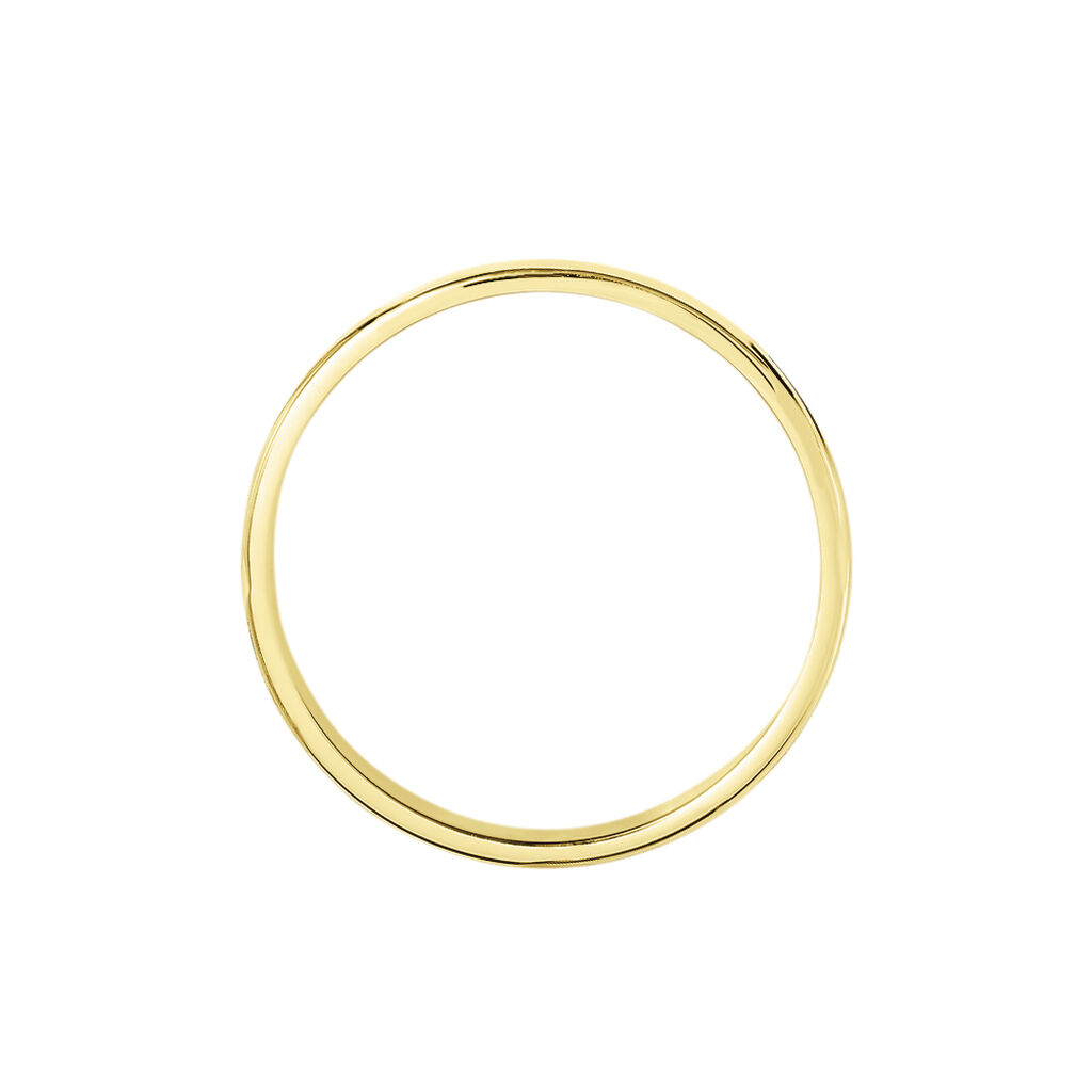 Alliance Eros Brossee Ruban Plat Or Jaune - Alliances Famille | Histoire d’Or