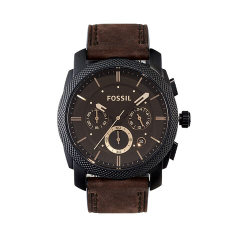 Montre Fossil Machine Marron - Montres Homme | Histoire d’Or