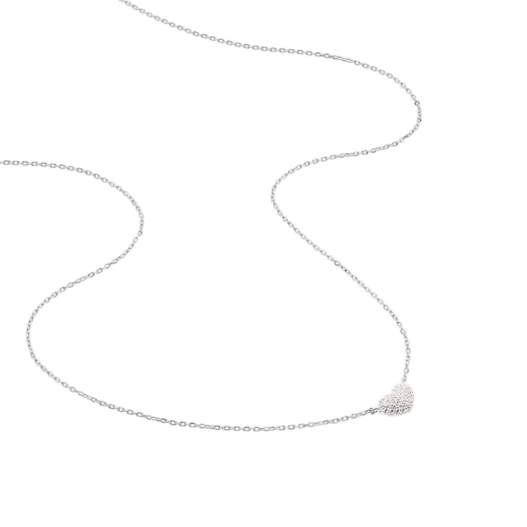 Collier Alois Argent Blanc Oxyde De Zirconium - Colliers fantaisie Femme | Histoire d’Or