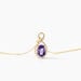 Collier Passion Or Jaune Amethyste Et Oxyde De Zirconium - Colliers Femme | Histoire d’Or
