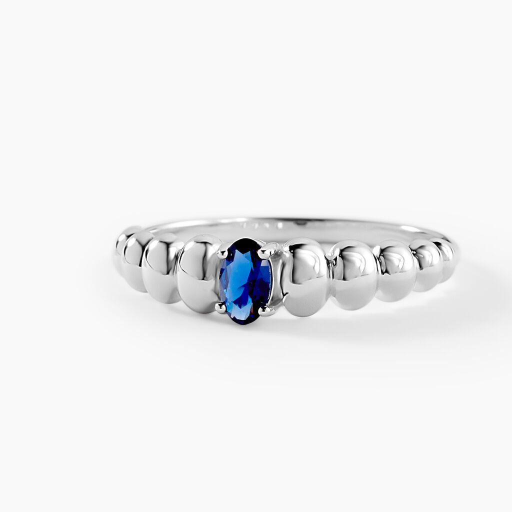 Bague Dorothy Argent Blanc Oxyde De Zirconium - Bagues solitaires Femme | Histoire d&rsquo;Or