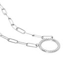 Collier Argent Sadoc Oxydes De Zirconium - Colliers Femme | Histoire d&rsquo;Or