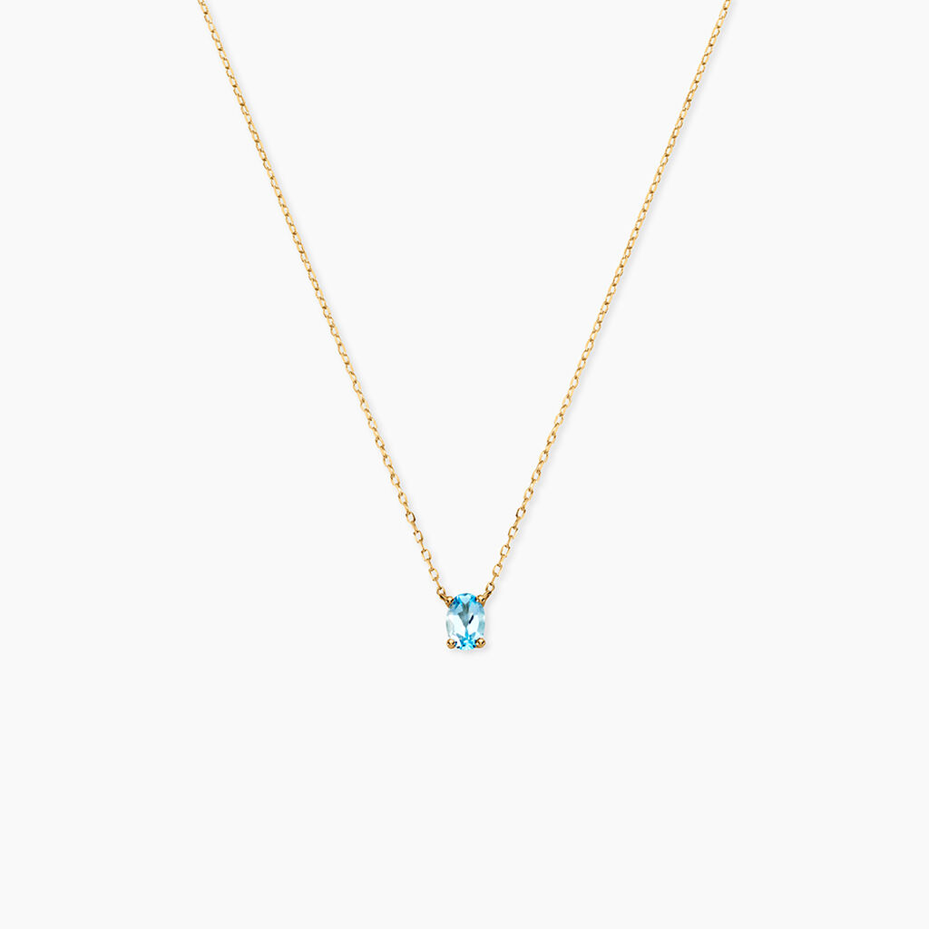 Collier Ovale Or Jaune Topaze - Colliers Femme | Histoire d&rsquo;Or