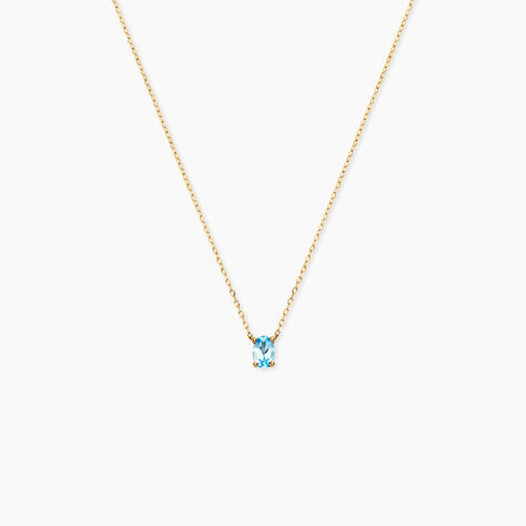Collier Ovale Or Jaune Topaze - Colliers Femme | Histoire d&rsquo;Or