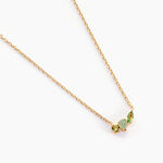 Collier Jasmee Plaque Or Jaune Aventurine Oxyde De Zirconium - Colliers Femme | Histoire d&rsquo;Or