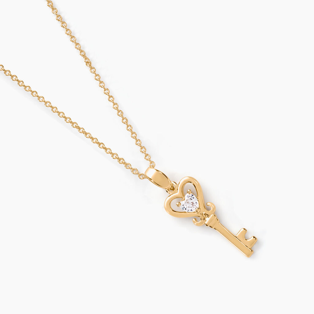 Collier Imman Plaque Or Oxyde - Colliers fantaisie Femme | Histoire d’Or