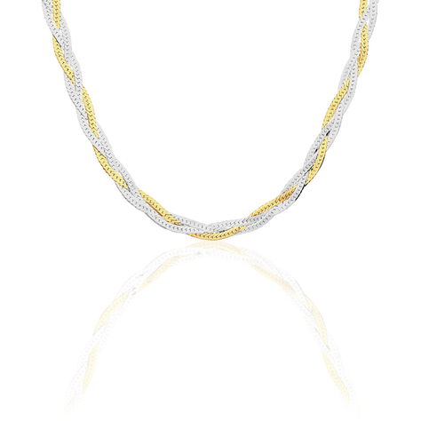 Collier Elae Argent Bicolore - Chaines Femme | Histoire d’Or