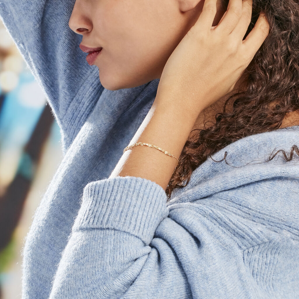 Bracelet Clareto Or Jaune - Bracelets Femme | Histoire d’Or
