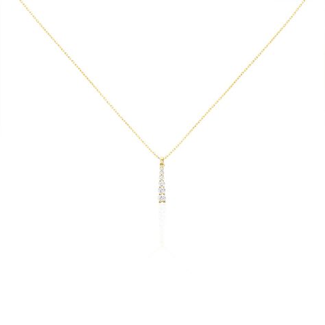 Collier Georas Or Jaune Oxyde De Zirconium - Colliers Femme | Histoire d’Or