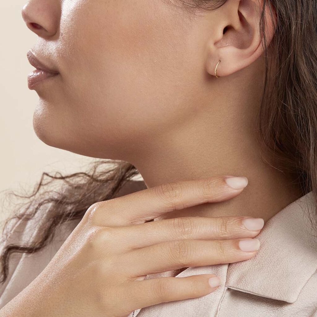 Créoles Valerina Or Jaune - Boucles d'oreilles créoles Femme | Histoire d’Or