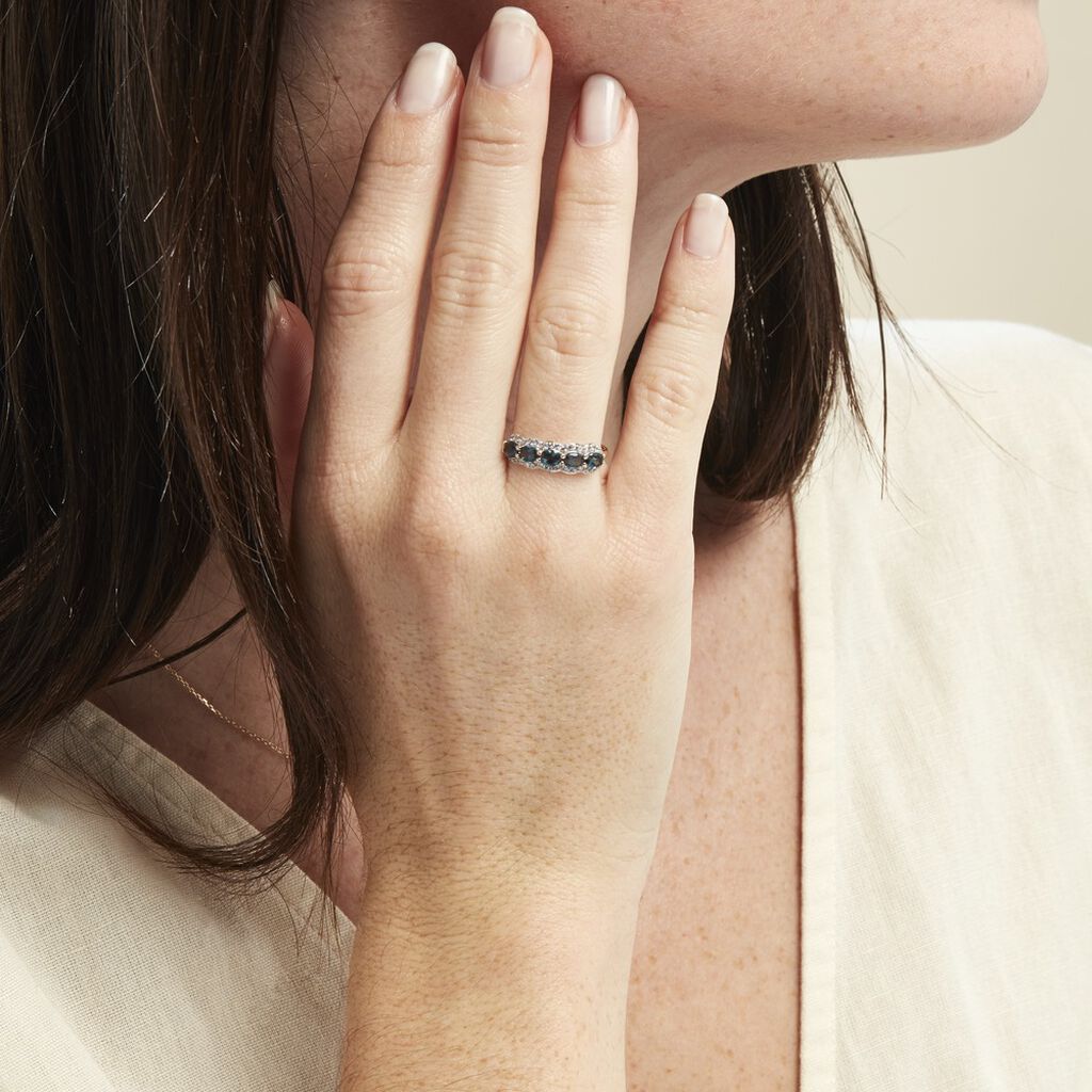 Bague Multipierres Or Jaune Margaux Topaze - Bagues avec pierre Femme | Histoire d’Or