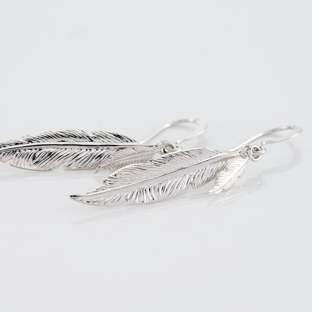 Boucles D'oreilles Pendantes Violka Argent Blanc - Boucles d'oreilles fantaisie Femme | Histoire d’Or