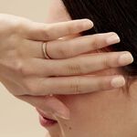 Alliance Rhea Or Blanc Diamant - Alliances Femme | Histoire d&rsquo;Or