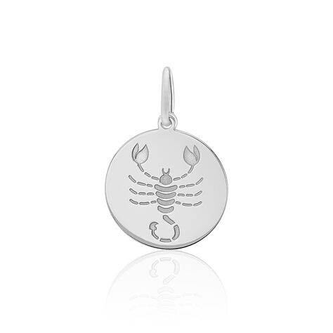 Pendentif Zodiaque Rond Argent Blanc - Pendentifs Zodiaque Famille | Histoire d’Or