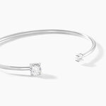 Bracelet Jonc Rio Argent Blanc Oxyde De Zirconium - Bracelets joncs Femme | Histoire d&rsquo;Or