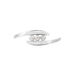 Bague Delphine Or Blanc Diamant - Bagues avec pierre Femme | Histoire d’Or