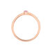 Bague Bertheline Argent Rose Oxyde De Zirconium - Bagues solitaires Femme | Histoire d’Or