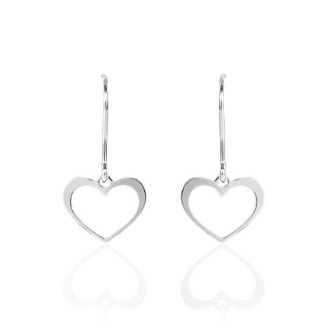 Boucles D'oreilles Pendantes Cosima Argent Blanc - Boucles d'oreilles fantaisie Femme | Histoire d’Or