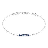 Bracelet Karrie Argent Blanc Oxyde De Zirconium