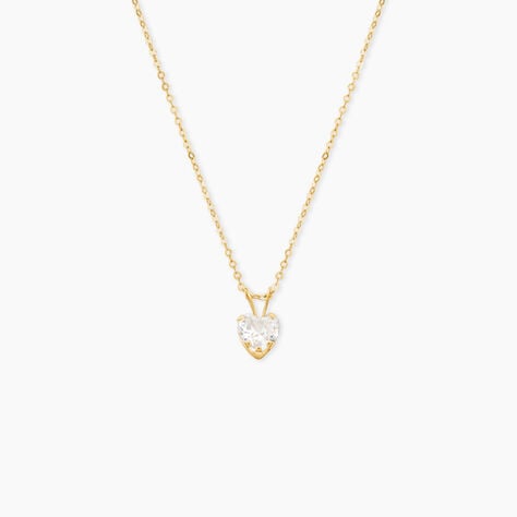 Collier Aodren Or Jaune Oxyde De Zirconium - Colliers Famille | Histoire d&rsquo;Or