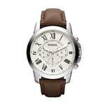 Montre Fossil Grant Beige - Montres Homme | Histoire d&rsquo;Or