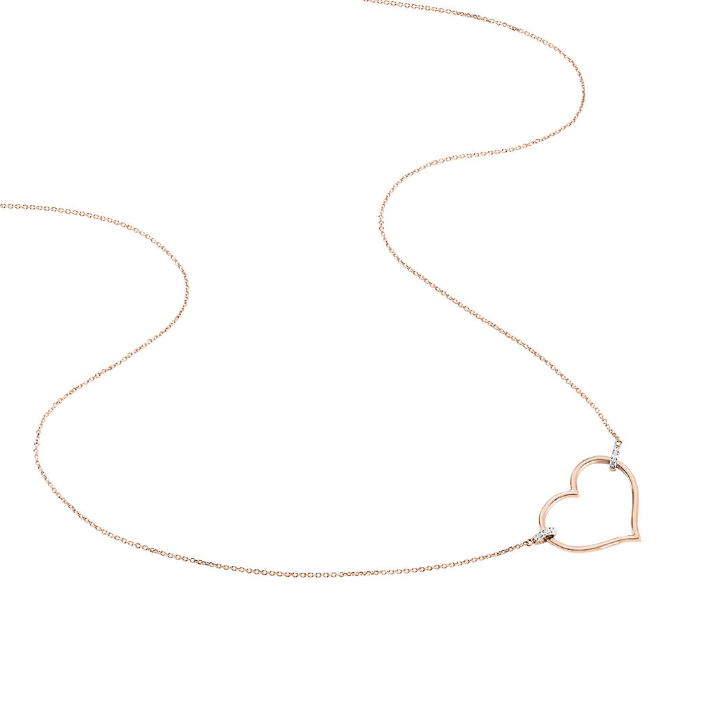 Collier Laila Or Rose Diamant - Colliers Femme | Histoire d’Or