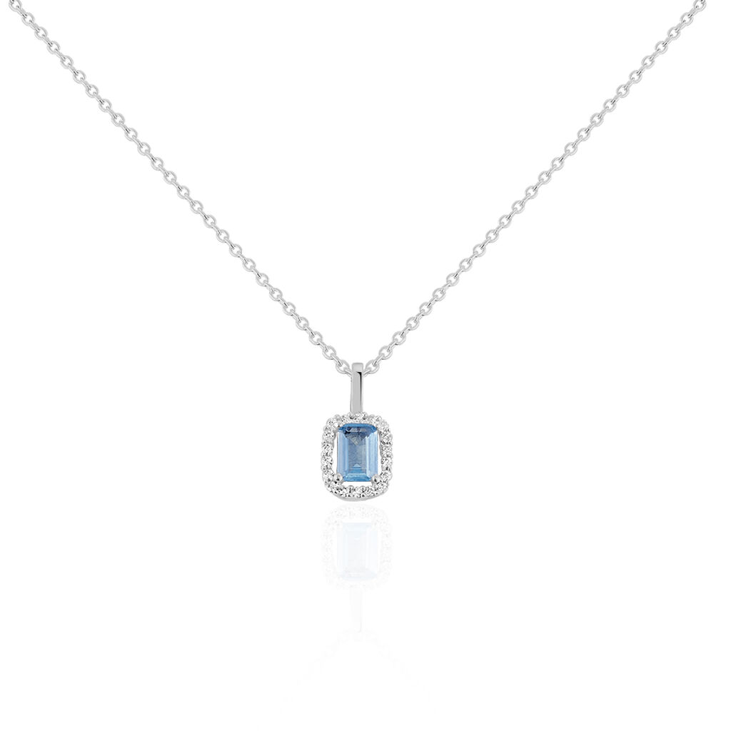 Collier Aladin Argent Blanc Oxyde De Zirconium - Colliers fantaisie Femme | Histoire d&rsquo;Or