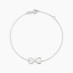 Bracelet Irmela Or Blanc Diamant - Bracelets Femme | Histoire d&rsquo;Or