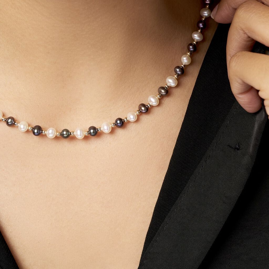 Collier Mirjam Or Jaune Perle De Culture - Colliers Femme | Histoire d’Or