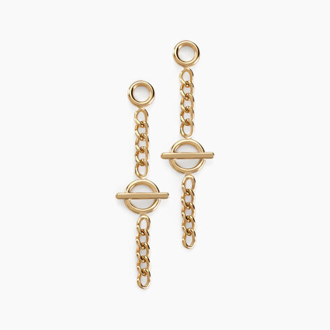 Boucles D'oreilles Pendantes Chain Or Jaune - Boucles d'oreilles pendantes Femme | Histoire d’Or