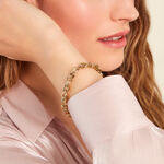 Bracelet Murano Acier Jaune - Bracelets cha&icirc;ne Femme | Histoire d&rsquo;Or