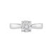 Bague Solitaire Charlene Or Blanc Diamant Synthetique - Bagues solitaires Femme | Histoire d’Or