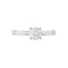 Bague Solitaire Julia Or Jaune Diamant Synthetique - Bagues solitaires Femme | Histoire d’Or