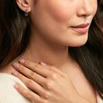 Boucles D'oreilles Pendantes Paz Argent Blanc - Boucles d'oreilles fantaisie Femme | Histoire d&rsquo;Or