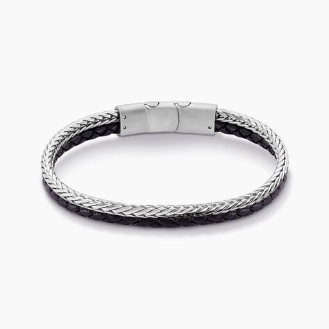 Bracelet Elio Acier Blanc -  Homme | Histoire d’Or