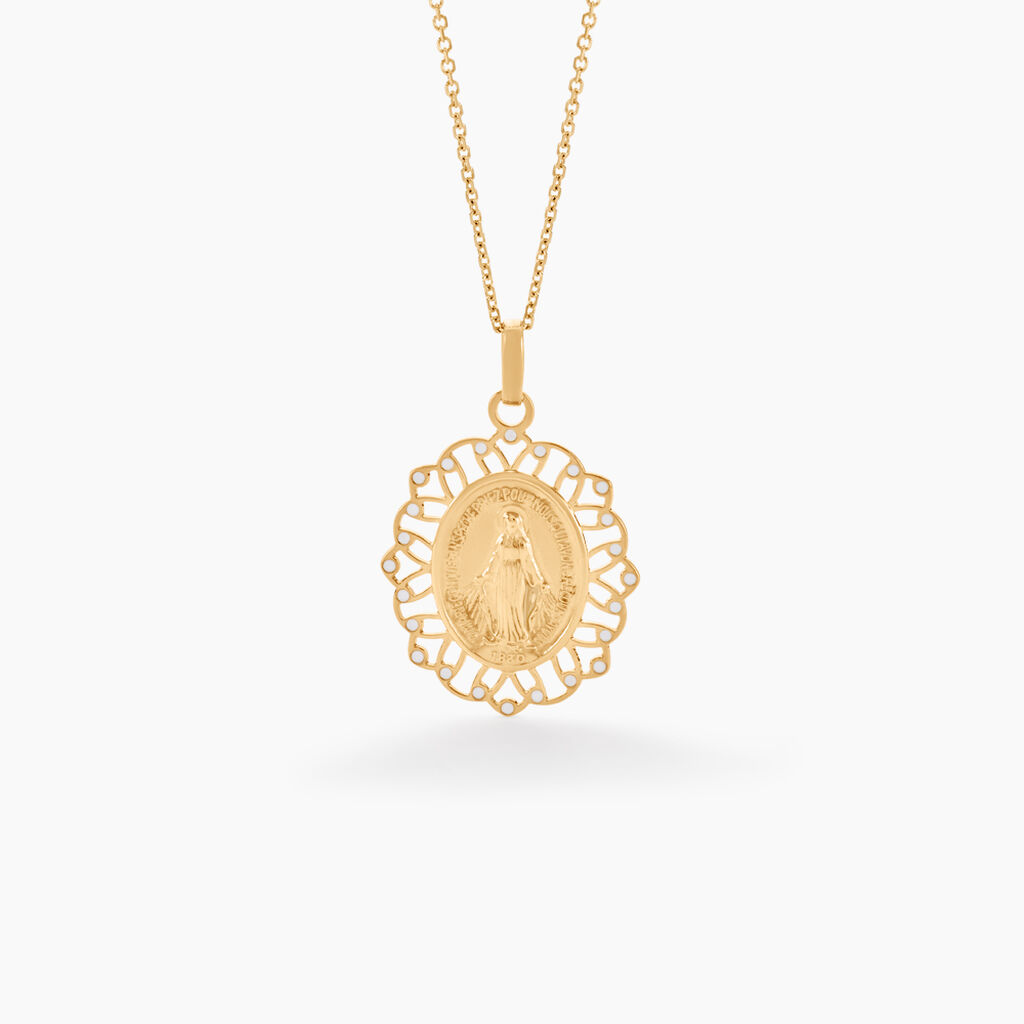 Pendentif Santeri Or Jaune - Pendentifs Baptême Famille | Histoire d’Or
