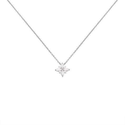 Collier Eclat Argent Blanc Oxyde De Zirconium - Colliers fantaisie Femme | Histoire d’Or