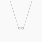 Collier Infini Empierre Or Blanc Diamant - Colliers Femme | Histoire d&rsquo;Or