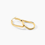 Cr&eacute;oles Silla Argent Dor&eacute; A L'Or 750/1000 - Boucles d'oreilles cr&eacute;oles Femme | Histoire d&rsquo;Or