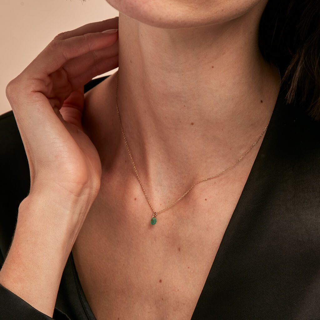 Collier Shakir Or Jaune Emeraude - Colliers Femme | Histoire d’Or