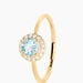 Bague Najib Or Jaune Topaze Oxyde De Zirconium - Bagues avec pierre Femme | Histoire d’Or