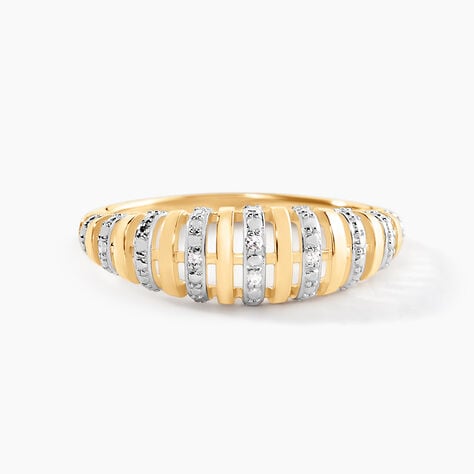 Bague Hamo Or Jaune Diamant - Bagues avec pierre Femme | Histoire d&rsquo;Or