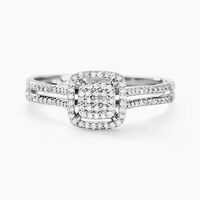 Bague Collection 1986 Or Blanc Diamant