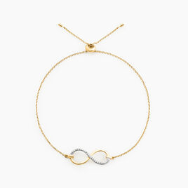 Bracelet Infino Or Jaune Diamant - Bracelets Femme | Histoire d’Or