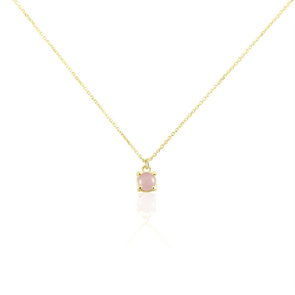 Collier Campsis Or Jaune Calcedoine - Colliers Femme | Histoire d’Or