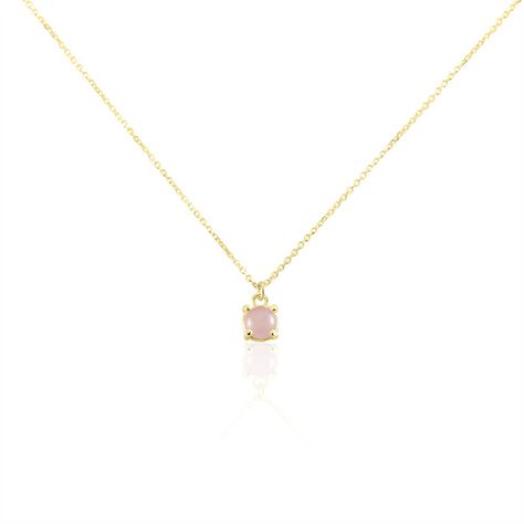 Collier Campsis Or Jaune Calcedoine - Colliers Femme | Histoire d’Or
