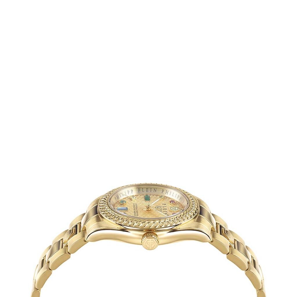 Montre Philipp Plein Queen Dor&eacute; - Id&eacute;es cadeaux Femme | Histoire d&rsquo;Or